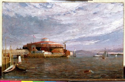 Castle Garden Day, 1851 by Jasper Francis Cropsey